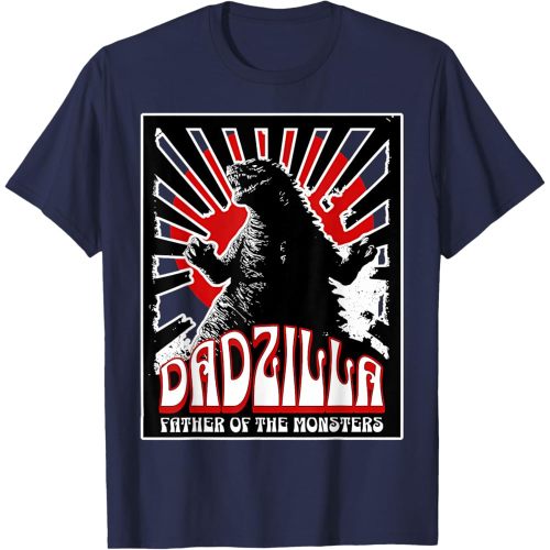 Vintage Dadzilla Father Of The Monsters Fathers Day T-Shirt