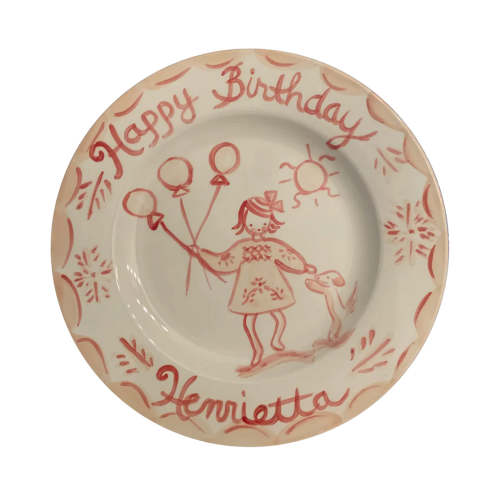 Girl Birthday Plate | Tricia Lowenfield Design