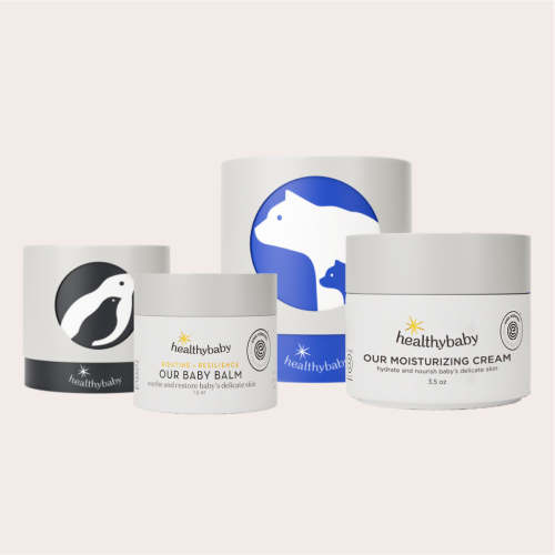 Our Moisturizing Cream and Baby Balm Duo