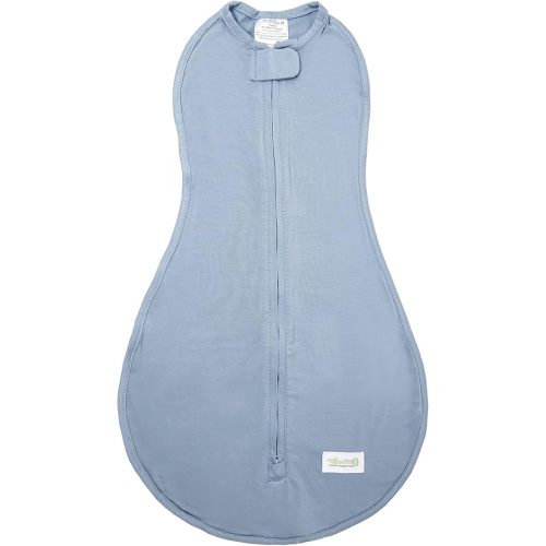 Woombie The Tencil Baby Swaddling Blanket - Ultra Soft, Soothing Eucalyptus Fiber Baby Swaddle - Wearable Baby Blanket - Celestial Blue, 5-13lbs