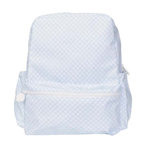 The Baby/Toddler Backpack - Blue Gingham