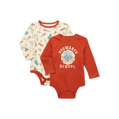 Harry Potter Baby Bodysuits, 2-Pack, Sizes 0/3 Months-24 Months