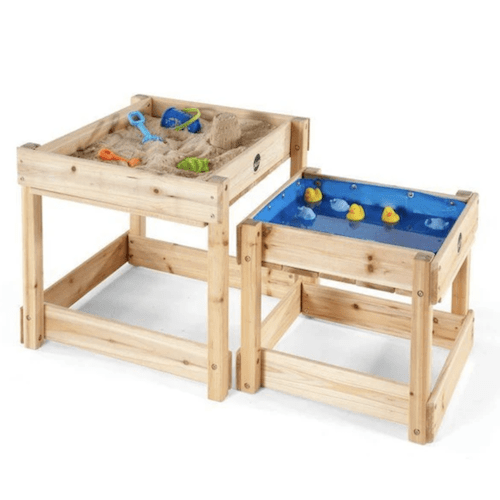 Plum Play Sandy Bay Wooden Sand & Water Table