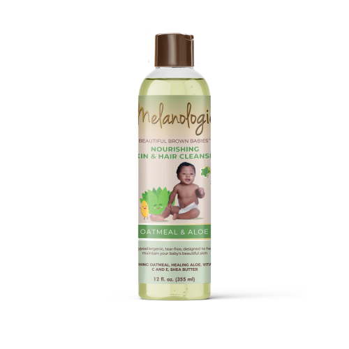 Melanologie Beautiful Brown Babies Nourishing Baby Skin & Hair Cleanser - Oatmeal & Aloe