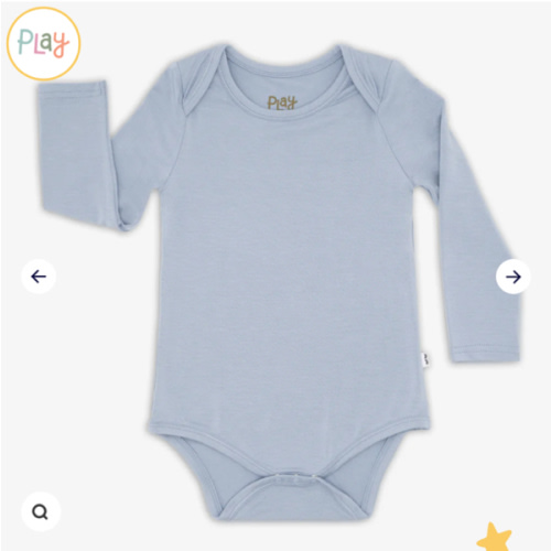 Fog Long Sleeve Bodysuit - Little Sleepies