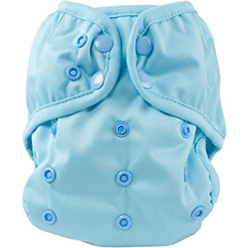 OsoCozy One Size Cloth Diaper Covers - Adjustable Snap Fit & Double Leg Gussets for Baby Boys & Girls from 8-35 Pounds. Use with Prefold, Flat or Fitted Cloth Diapers or Snap-in Inserts.