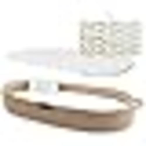 Yunioo Changing Basket with Soft Baby Changing Pad|Changing Mat Water Repellent Cover and Extra Travel Diaper Changing Pad|Table Changing Mat|Brown : Amazon.es: Baby Products