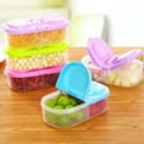 Ludlz Airtight Food Storage Containers with Lids Airtight 鈥?Air Tight Snacks Pantry & Kitchen Container Fresh Food Cereal Bean Snacks Sauce Storage Box Clear Plastic BPA-Free - Keeps Food Dry
