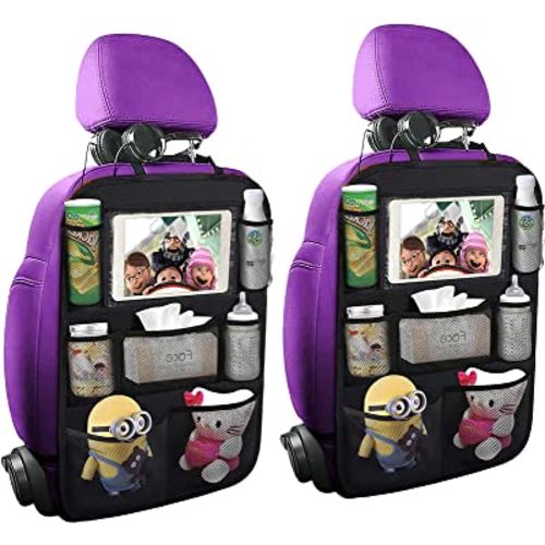 Amazon.com: ONE PIX Backseat Car Organizer Mats Back Seat Organizers and Storage Bag with Touch Screen Tablet Holder for Kids Toddlers Car Seats, Travel Accessories, Road Trip Essentials Kids : Baby