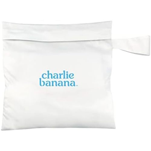 CHARLIE BANANA Waterproof and Washable Reusable Tote Bag for Diapers and Swimwear
