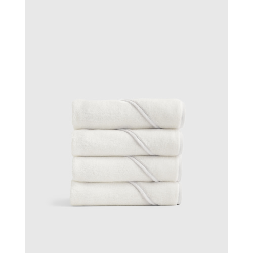 Organic Turkish Cotton Baby Hooded Towel Set 4-Pack