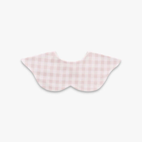 Picnic Gingham Winglet Bib - Pink | Gooselings