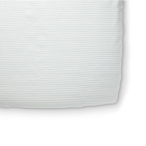 Striped Crib Sheet, Stripes Away Sea