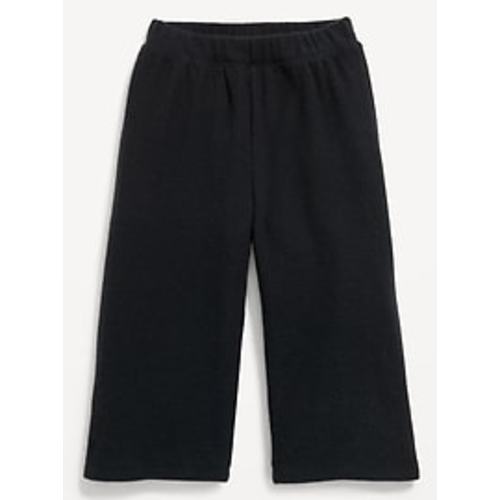 Ribbed Wide-Leg Cropped Pants for Toddler Girls | Old Navy