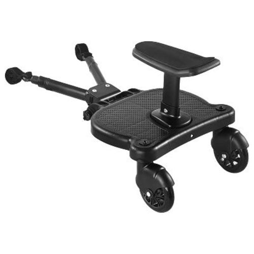 BabyLuv 2 In 1 Universal Stroller Board with Detachable Seat for 3-7 Years Old Black