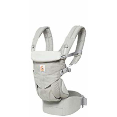 Ergobaby Omni 360 All-Position Baby Carrier for Newborn to Toddler with Lumbar Support (7-45 Pounds), Pearl Grey