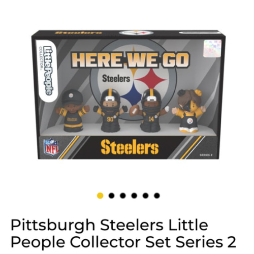 Pittsburgh Steelers Little People Collector Set Series 2