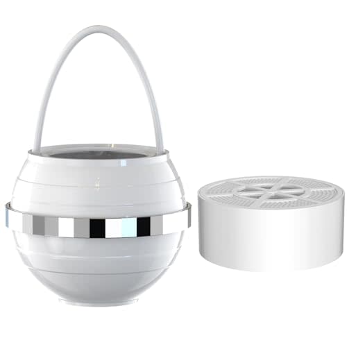 Bath Ball Bathtub Water Filter for Tub and Replaceable Cartridge