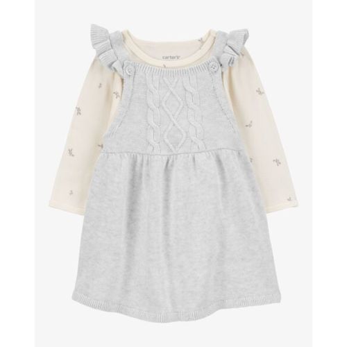 Baby 2-Piece Long-Sleeve Bodysuit & Sweater Knit Jumper Set - Carter's | Carter's