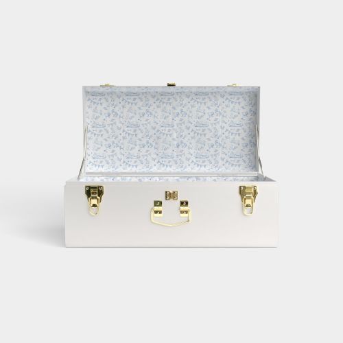 Petite Trunk - White - Petites at Play / Embroidery