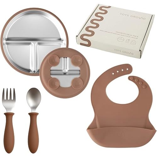Stainless Steel Feeding Set 4 Pieces