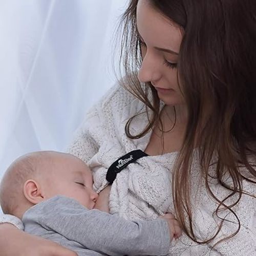 Nursing Bracelet, Hands-Free Shirt Holder Becomes Your Reminder Bracelet, Multifunctional, Pumping Mom Essential, Breastfeeding Helper, Must Have Baby Product