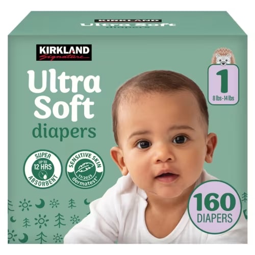 Kirkland Signature Diaper Sizes 1-2 | Costco