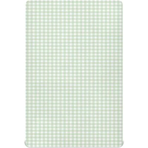 Green Gingham Checkered Crib Sheets for Boys Girls Soft Breathable Mini Crib Sheets for Baby 52" x 28"