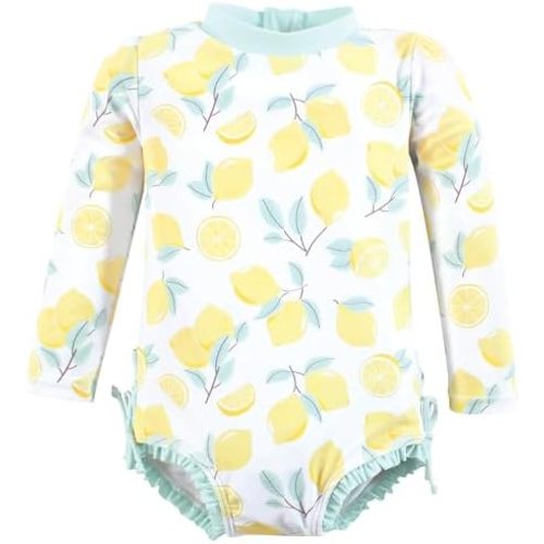 Hudson Baby Girls' Baby and Toddler Swimsuit