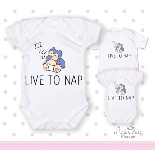 Pokemon: Live To Nap Onesie