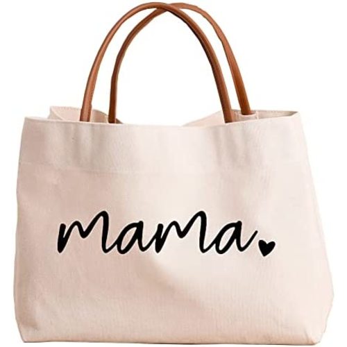 Mom Mama Bag Mother Gifts Momlife Tote for Hospital, Shopping, Beach, Travel