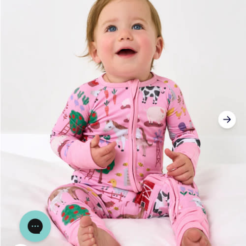 Pink Farm Fam Zippy | Little Sleepies