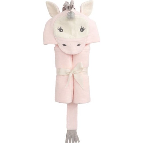 Terry Velour Hooded Unicorn Towel