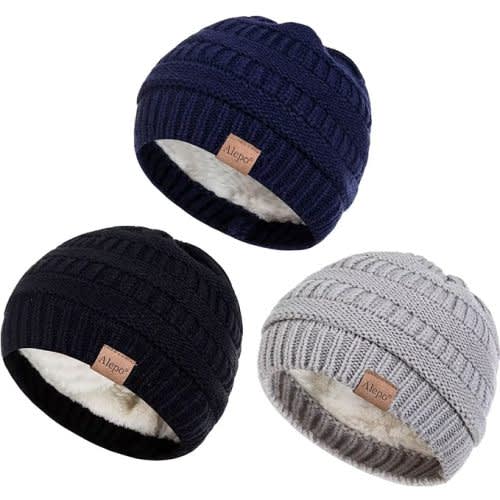 Alepo 3 Pack Baby Beanie Hats