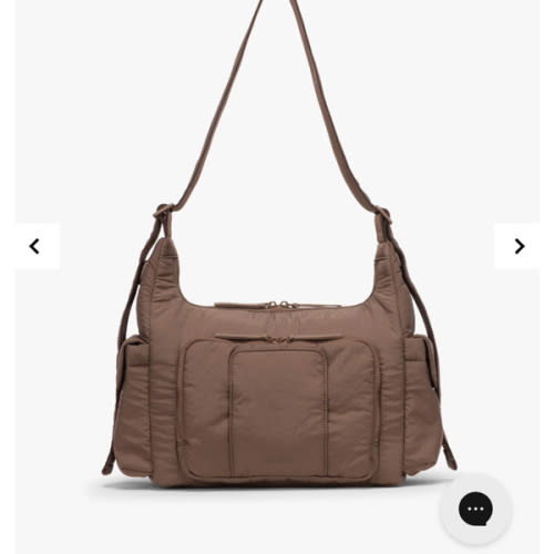 Crossbody Diaper Bag - HAZELNUT