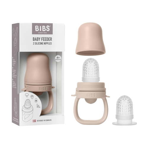 BIBS Infant Silicone Baby Feeder, Blush, 1 Piece