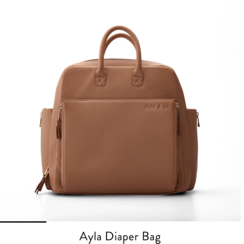 Ayla Diaper Bag – Brown