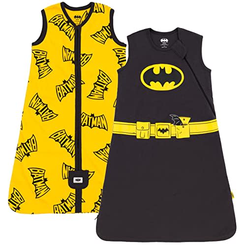 DC Comics Batman Baby 2 Pack Zip Up Sleep Sacks