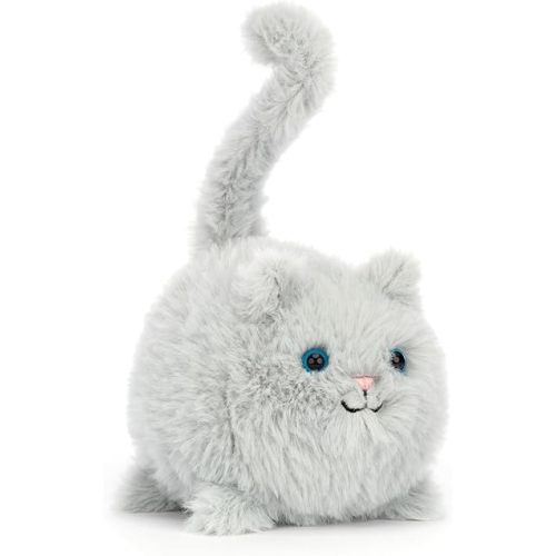 Jellycat Kitten Caboodle, Grey Stuffed Animal, 4 inches - Cats and Kittens Plush Toy - Classic Children's Gift