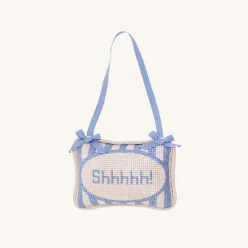 Shhhhh! Door Hanger (Blue) - Two's Company