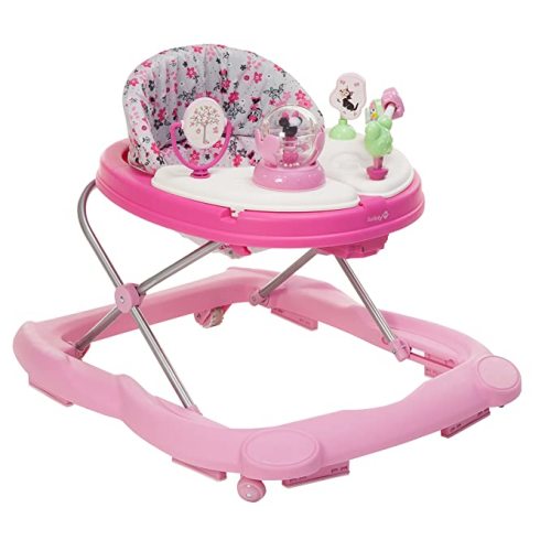 Disney Baby Minnie Mouse Music and Lights Baby Walker with Activity Tray (Garden Delight) - Garden Delight Minnie