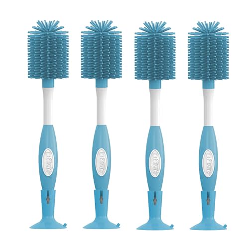Dr. Brown's Soft Touch Bottle Brush, Blue (Pack of 4)