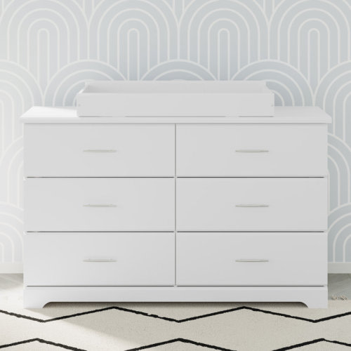 Storkcraft Brookside 6 Drawer Dresser with Nest Topper and Change Pad Nursery Set & Reviews - Wayfair Canada