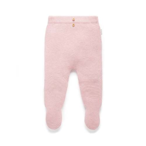Ess Textured Legging - Pink Melange - Purebaby