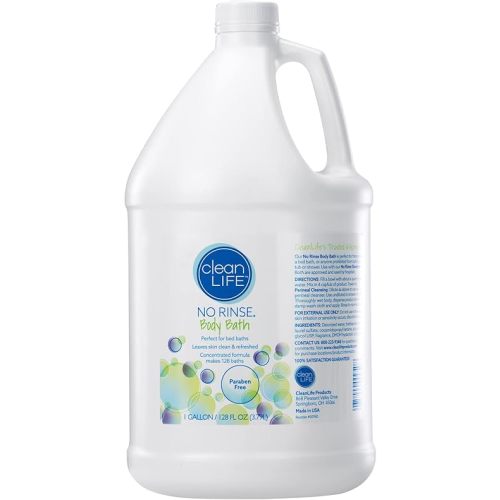 No-Rinse Body Bath Rinse-Free Formula
1 Gallon, Leaves Skin Clean, Refreshed, Odor-Free, Makes 128 Complete Baths