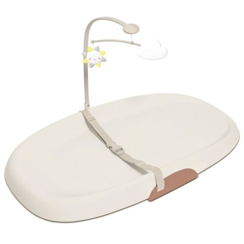 Oat Nursery Style Wipe-Clean Changing Pad - Oat | skiphop.com