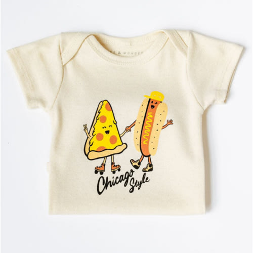 Chicago Style Onesie - Natural – Alice & Wonder