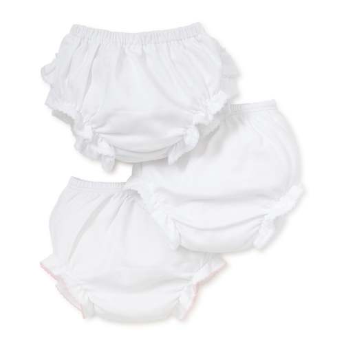 White Kissy Basics Diaper Cover Set