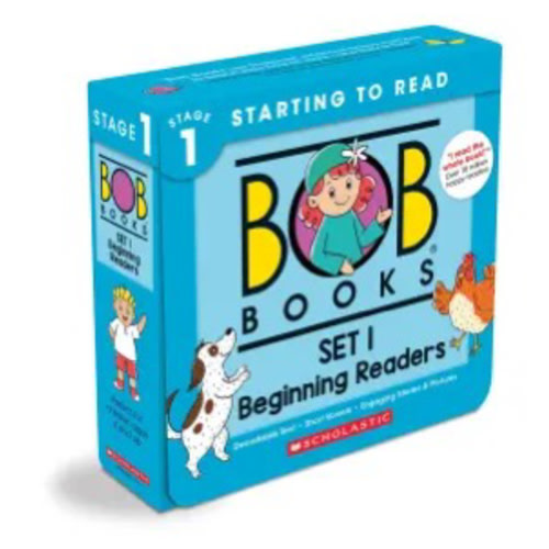 Bob Books - Set 1: Beginning Readers Box Set Phonics, Ages 4 and up, Kindergarten (Stage 1: Starting to Read) by Bobby Lynn Maslen, Amy Jindra, Karen Wall, Hardcover | Barnes & Noble®