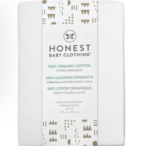 2-Pack Organic Cotton Fitted Crib Sheets | Honest Baby Clothing